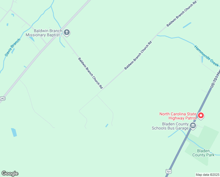 map of restaurants, bars, coffee shops, grocery stores, and more near 1357 Baldwin Branch Church Road in Elizabethtown