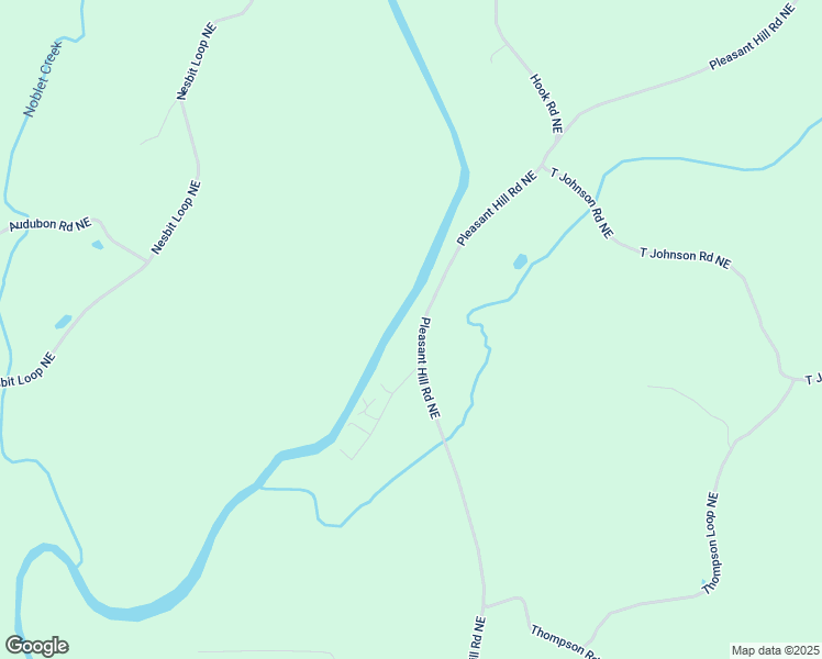 map of restaurants, bars, coffee shops, grocery stores, and more near 2228 Pleasant Hill Road Northeast in Ranger