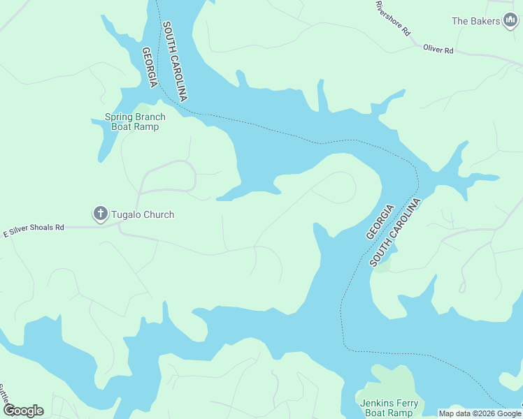 map of restaurants, bars, coffee shops, grocery stores, and more near 513 Currahee Ridge Road in Toccoa