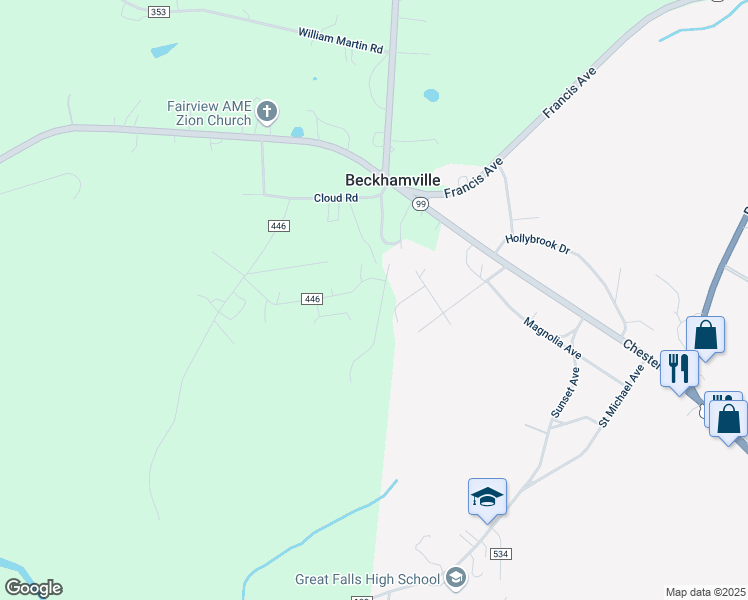 map of restaurants, bars, coffee shops, grocery stores, and more near 5324 George Beard Avenue in Great Falls