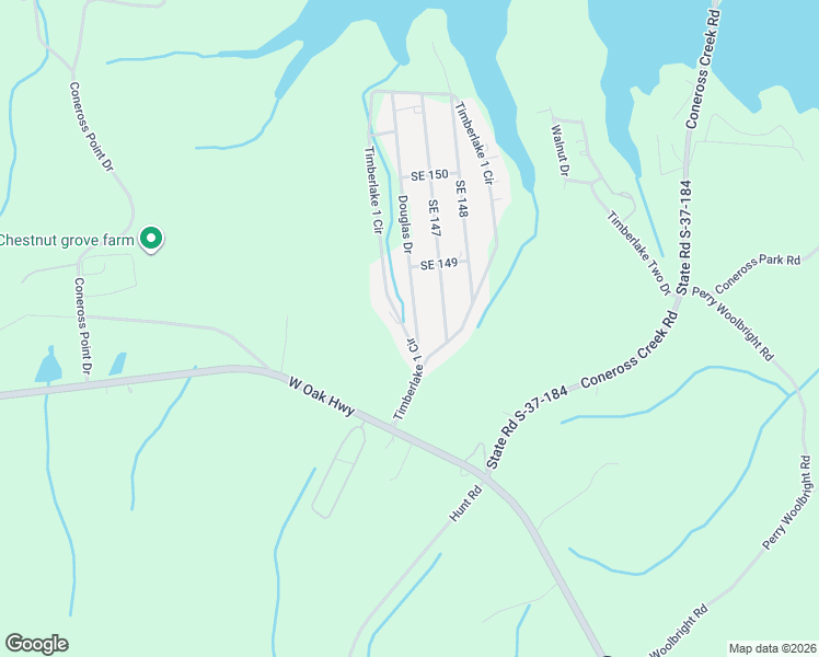 map of restaurants, bars, coffee shops, grocery stores, and more near 120 Douglas Drive in Seneca