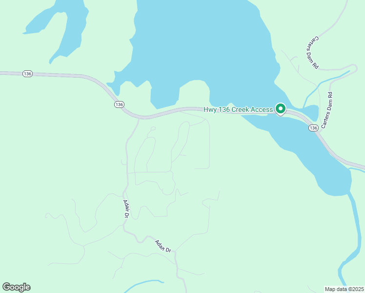 map of restaurants, bars, coffee shops, grocery stores, and more near 132 Georgia 136 in Chatsworth