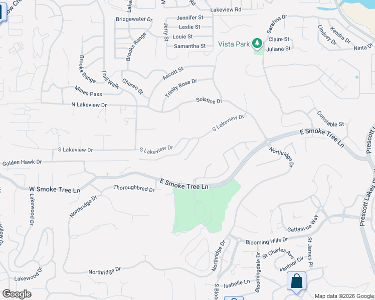 map of restaurants, bars, coffee shops, grocery stores, and more near 551 Tawny Dr in Prescott