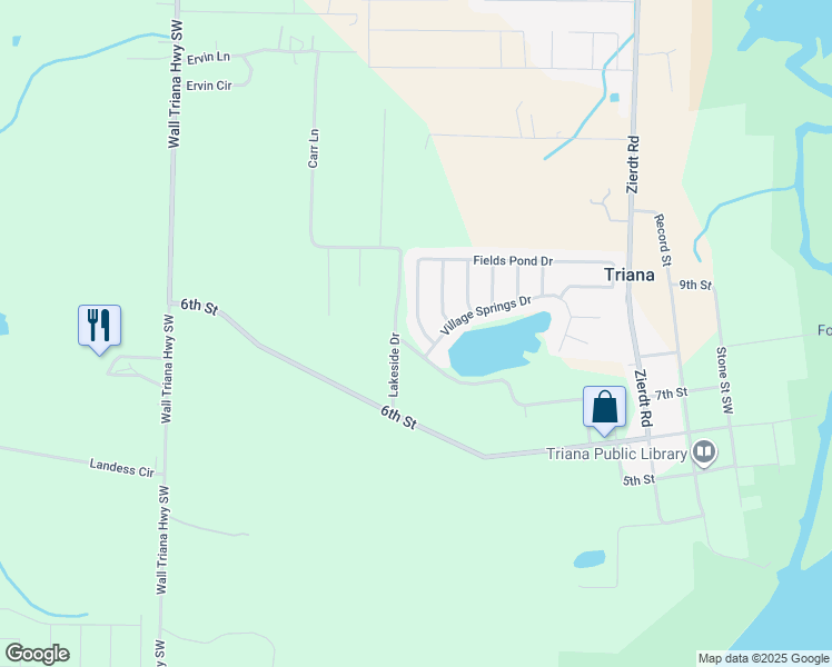 map of restaurants, bars, coffee shops, grocery stores, and more near 243 Fields Pond Drive in Madison