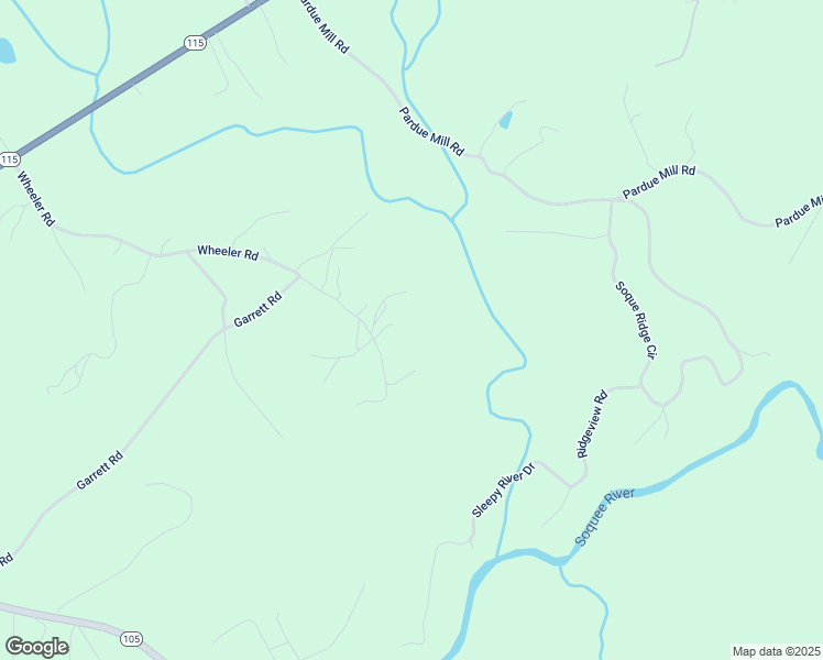 map of restaurants, bars, coffee shops, grocery stores, and more near 1377 Wheeler Road in Demorest