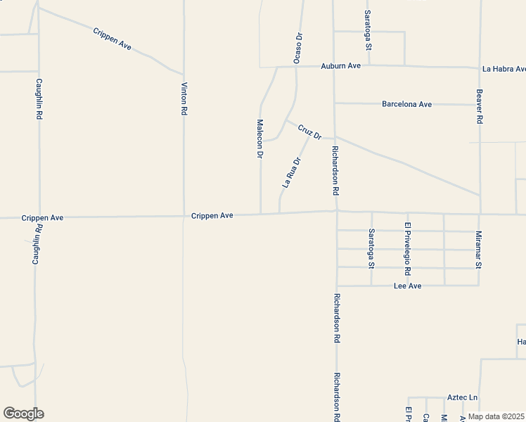map of restaurants, bars, coffee shops, grocery stores, and more near Chamberlaine Way in Adelanto