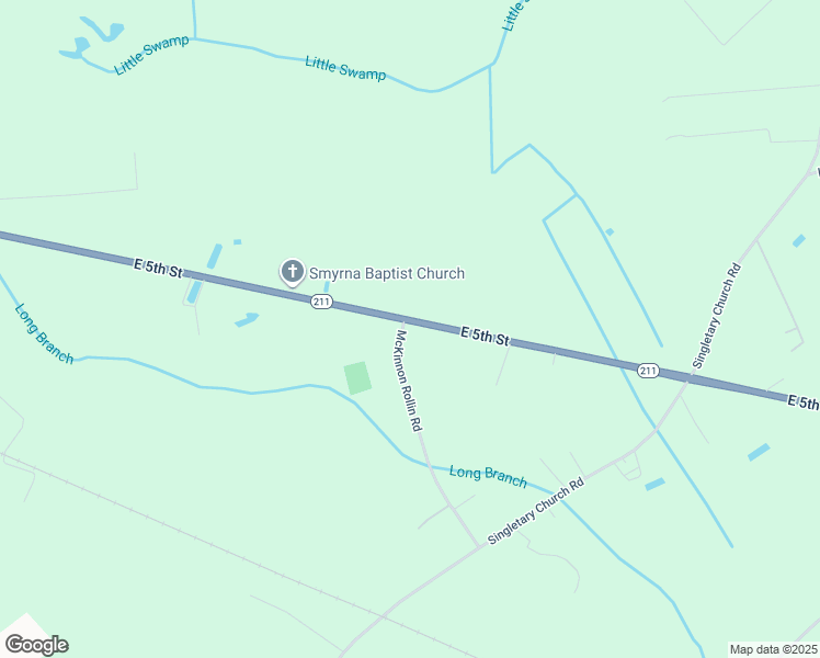 map of restaurants, bars, coffee shops, grocery stores, and more near 8256 North Carolina 211 in Lumberton