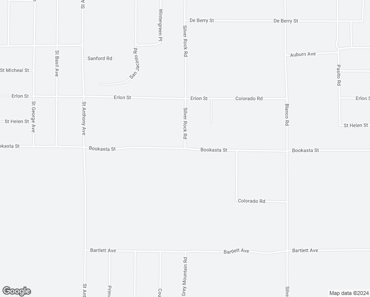 map of restaurants, bars, coffee shops, grocery stores, and more near Silver Rock Road in San Bernardino County