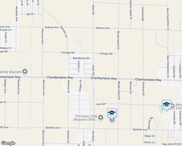 map of restaurants, bars, coffee shops, grocery stores, and more near 10461 Napa Road in Adelanto