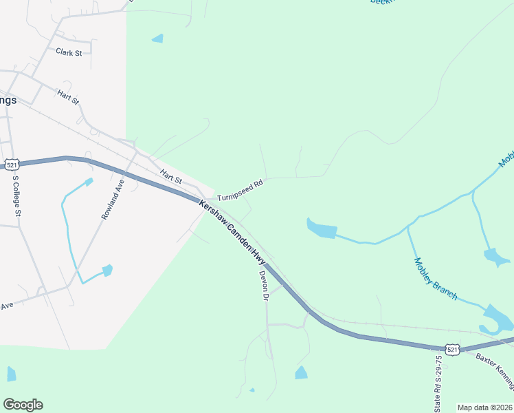 map of restaurants, bars, coffee shops, grocery stores, and more near 824 Hart Street in Heath Springs