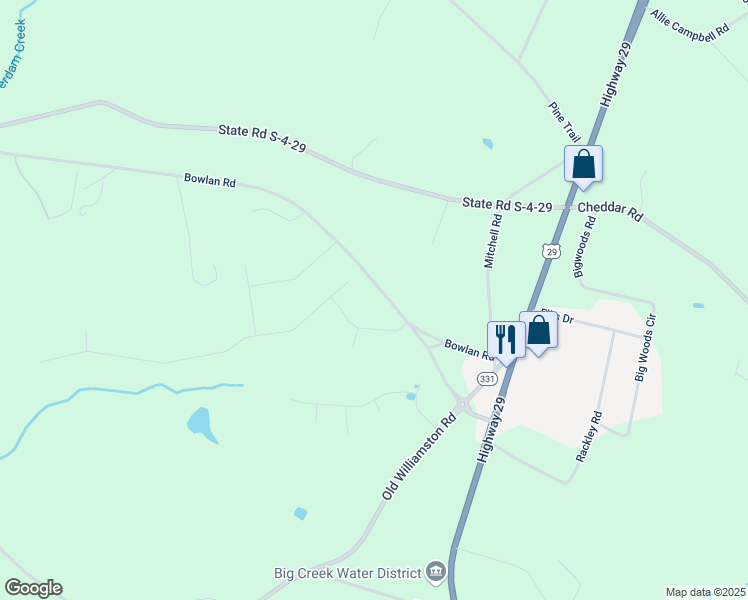 map of restaurants, bars, coffee shops, grocery stores, and more near 112 Bowlan Road in Belton