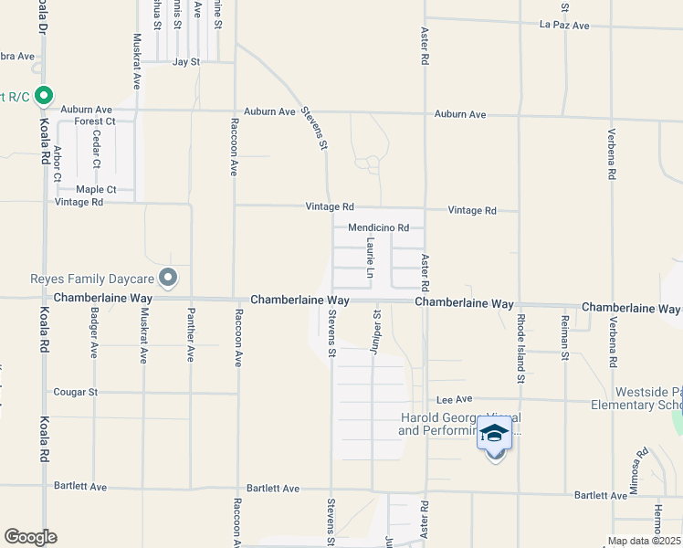 map of restaurants, bars, coffee shops, grocery stores, and more near 10313 Orchard Avenue in Adelanto