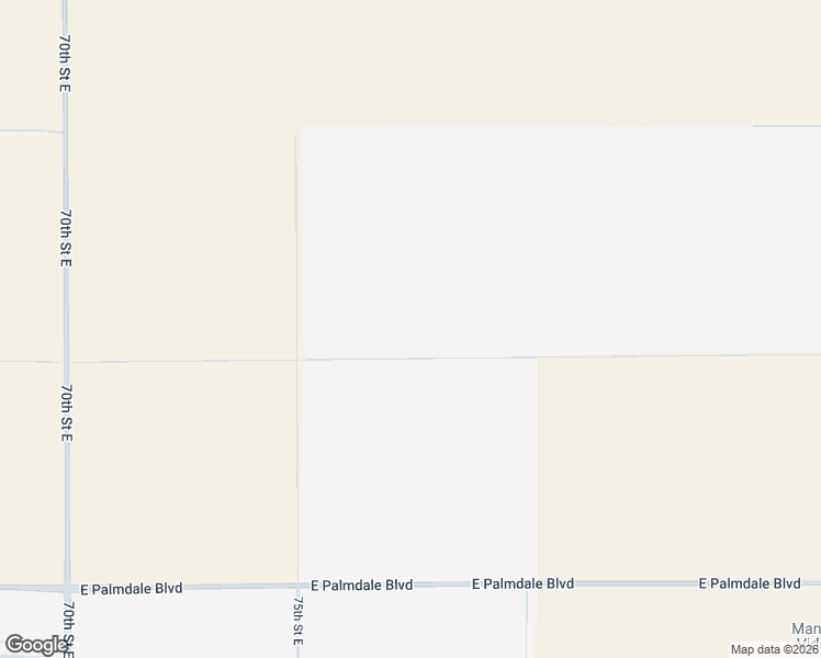 map of restaurants, bars, coffee shops, grocery stores, and more near 77th Street East in Lancaster