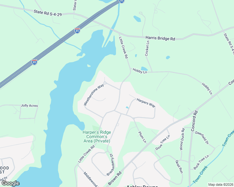 map of restaurants, bars, coffee shops, grocery stores, and more near 4204 Weatherstone Way in Anderson