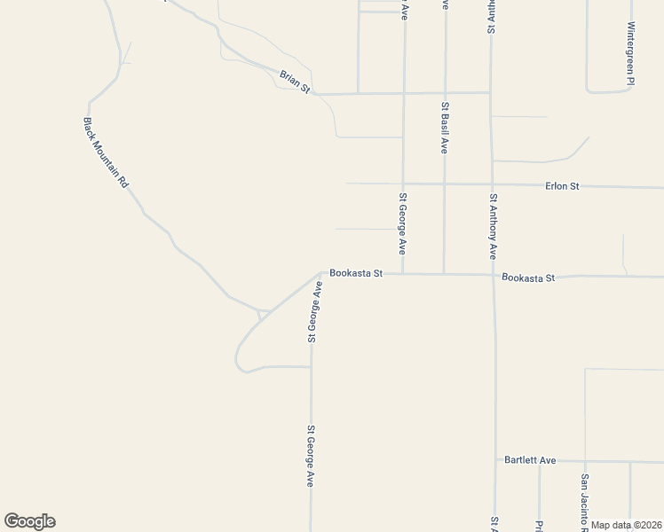 map of restaurants, bars, coffee shops, grocery stores, and more near Bookasta Street in San Bernardino County