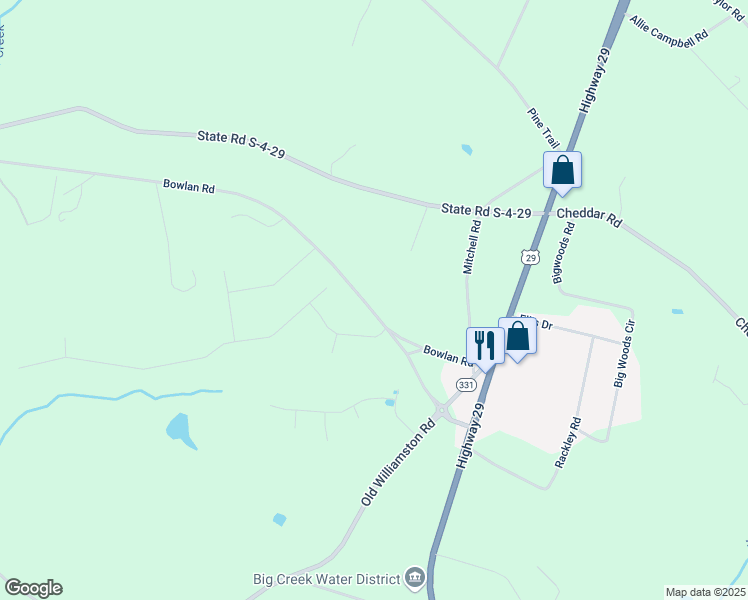 map of restaurants, bars, coffee shops, grocery stores, and more near 112 Bowlan Road in Belton