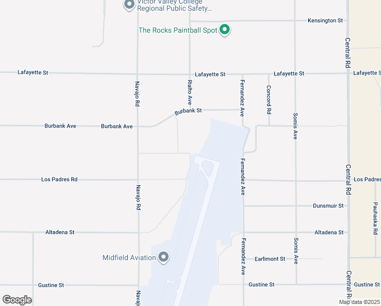 map of restaurants, bars, coffee shops, grocery stores, and more near Livermore Street in Apple Valley