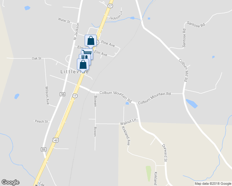 map of restaurants, bars, coffee shops, grocery stores, and more near 1998 Colburn Mountain Road in Russellville