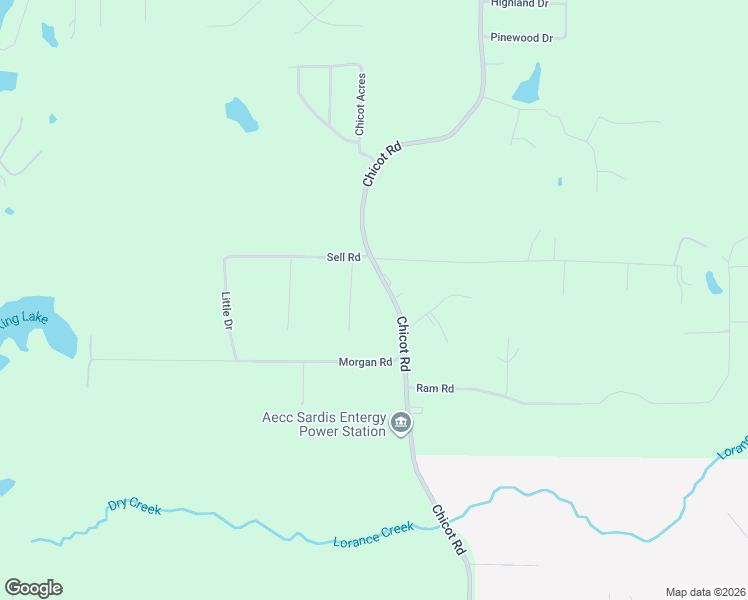 map of restaurants, bars, coffee shops, grocery stores, and more near 17728 Chicot Road in Saline County