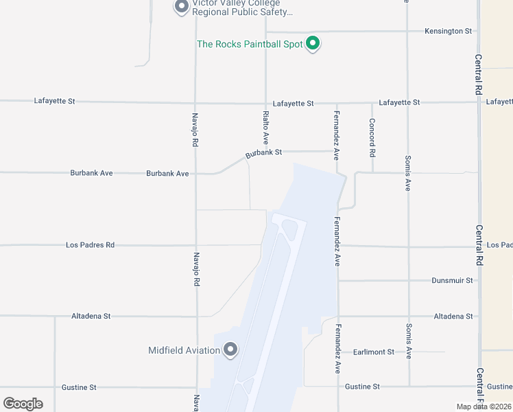 map of restaurants, bars, coffee shops, grocery stores, and more near Livermore Street in Apple Valley