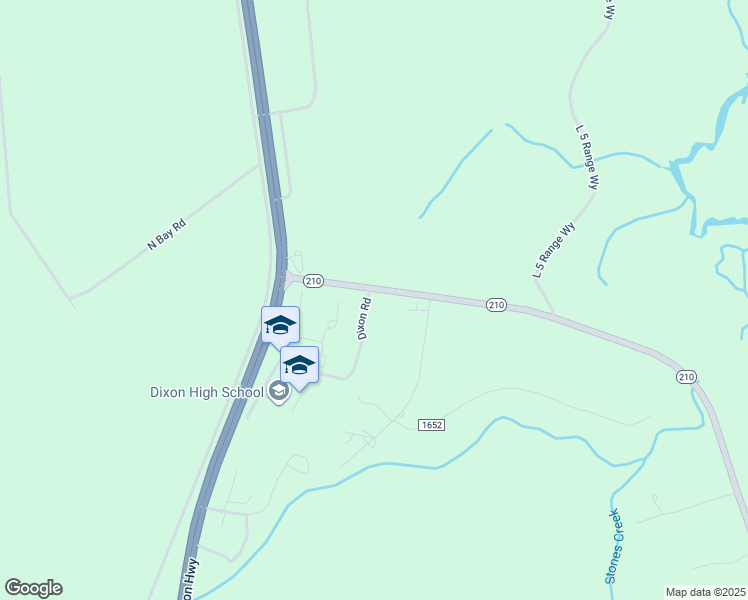 map of restaurants, bars, coffee shops, grocery stores, and more near 120 Dixon Road in Holly Ridge