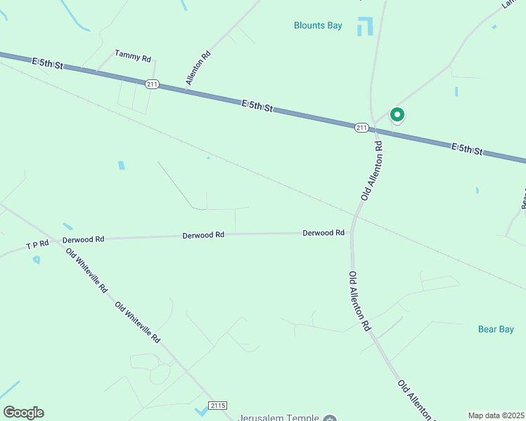 map of restaurants, bars, coffee shops, grocery stores, and more near 31 Ridgefield Drive in Lumberton