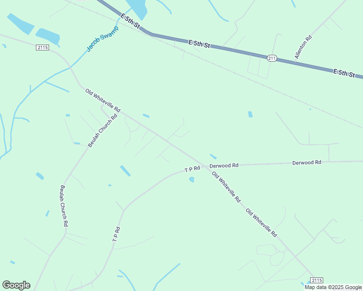 map of restaurants, bars, coffee shops, grocery stores, and more near 2993 Old Whiteville Road in Lumberton