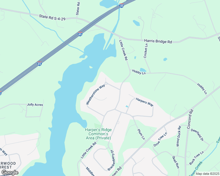 map of restaurants, bars, coffee shops, grocery stores, and more near 4204 Weatherstone Way in Anderson