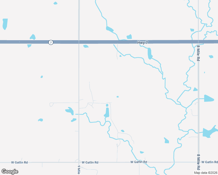 map of restaurants, bars, coffee shops, grocery stores, and more near 167501 9 Mile Road in Lawton