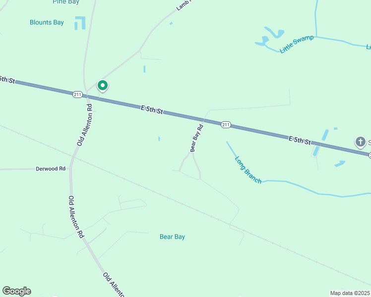 map of restaurants, bars, coffee shops, grocery stores, and more near 146 Bear Bay Road in Lumberton