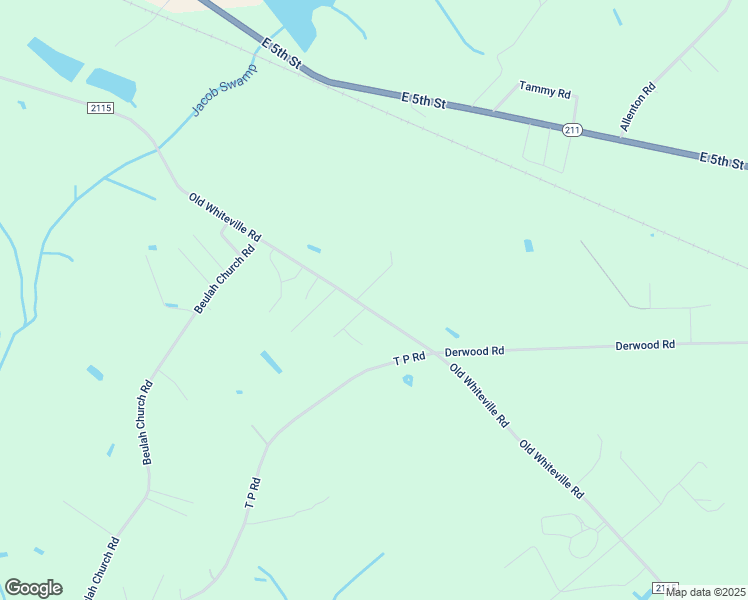 map of restaurants, bars, coffee shops, grocery stores, and more near 2982 Old Whiteville Road in Lumberton