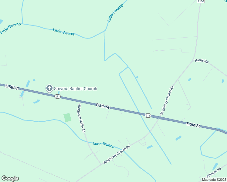 map of restaurants, bars, coffee shops, grocery stores, and more near 8513 North Carolina 211 in Lumberton