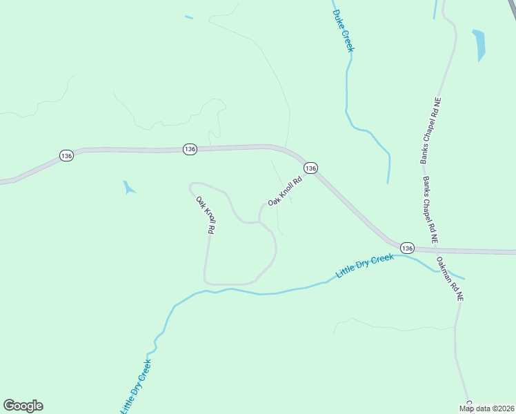 map of restaurants, bars, coffee shops, grocery stores, and more near 166 Oak Knoll Road in Ranger