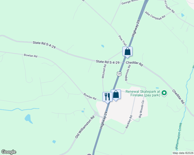 map of restaurants, bars, coffee shops, grocery stores, and more near 225 Mitchell Road in Belton