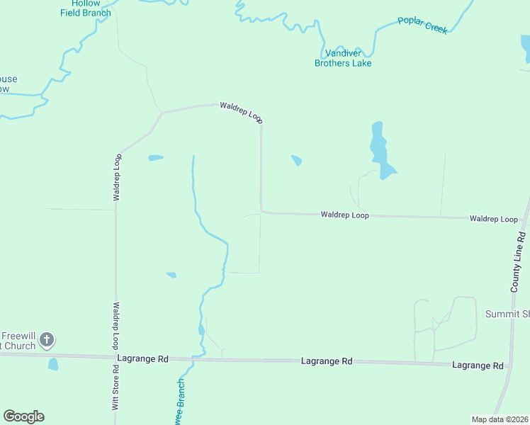 map of restaurants, bars, coffee shops, grocery stores, and more near 2491-3449 Waldrep Loop in Leighton