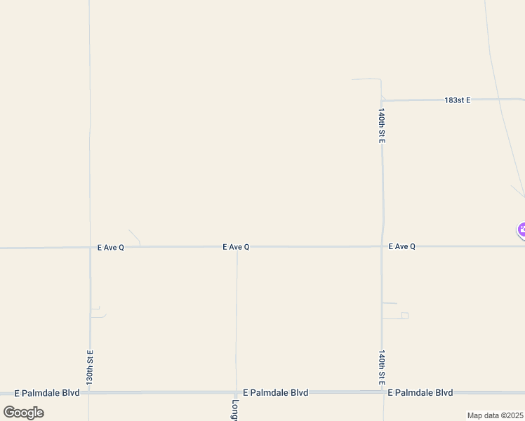 map of restaurants, bars, coffee shops, grocery stores, and more near West Avenue Q in Palmdale