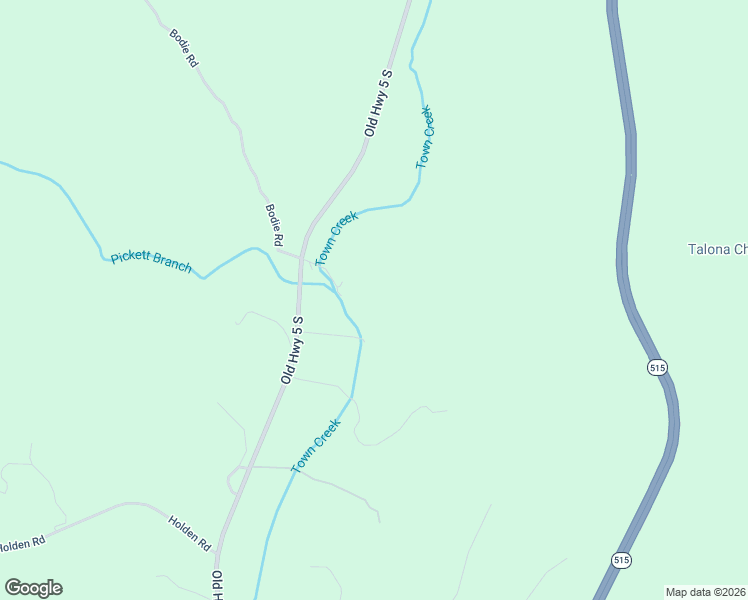 map of restaurants, bars, coffee shops, grocery stores, and more near 134 Nicholson Lane in Talking Rock