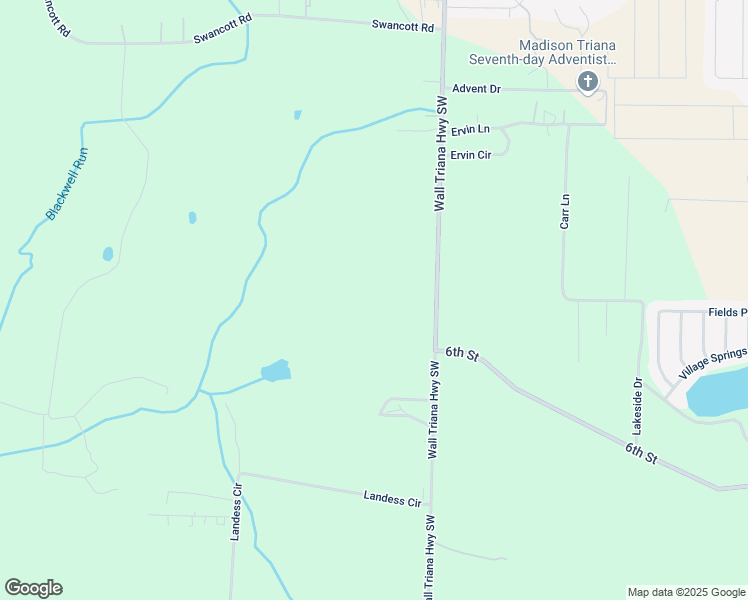 map of restaurants, bars, coffee shops, grocery stores, and more near 980 Wall Triana Highway Southwest in Madison
