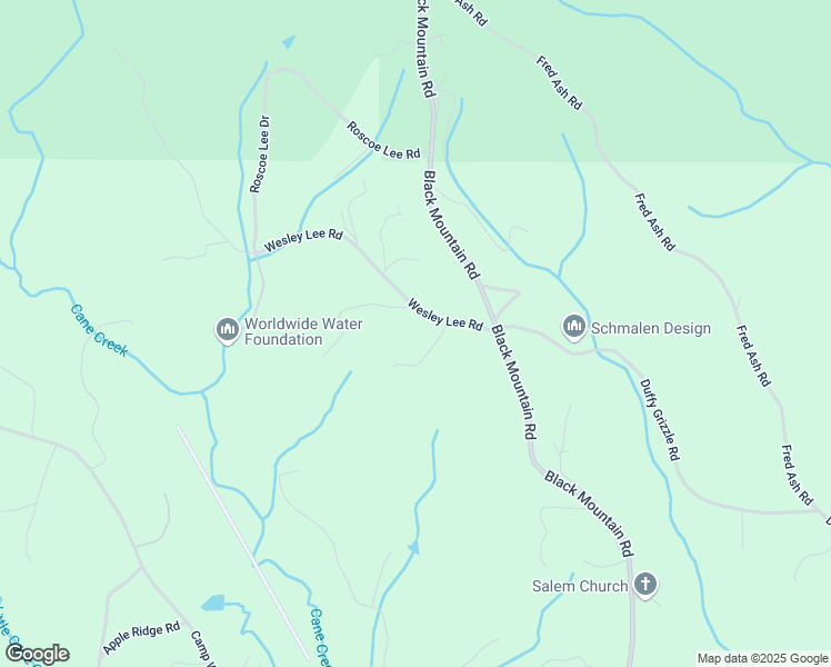 map of restaurants, bars, coffee shops, grocery stores, and more near 117 Wesley Lee Road in Dahlonega