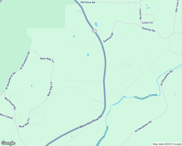 map of restaurants, bars, coffee shops, grocery stores, and more near in Mountain Pine