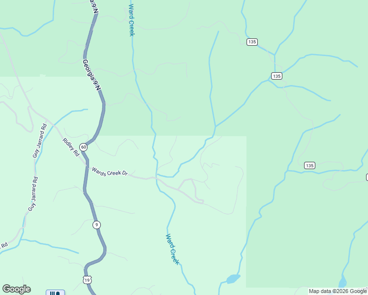 map of restaurants, bars, coffee shops, grocery stores, and more near 244 Hilltop Drive in Dahlonega