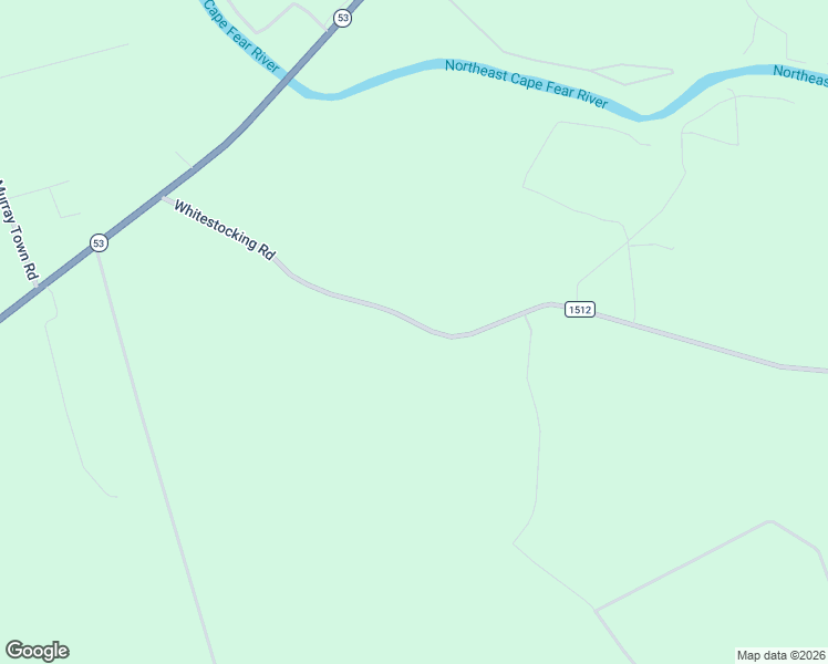 map of restaurants, bars, coffee shops, grocery stores, and more near 646 Whitestocking Road in Burgaw