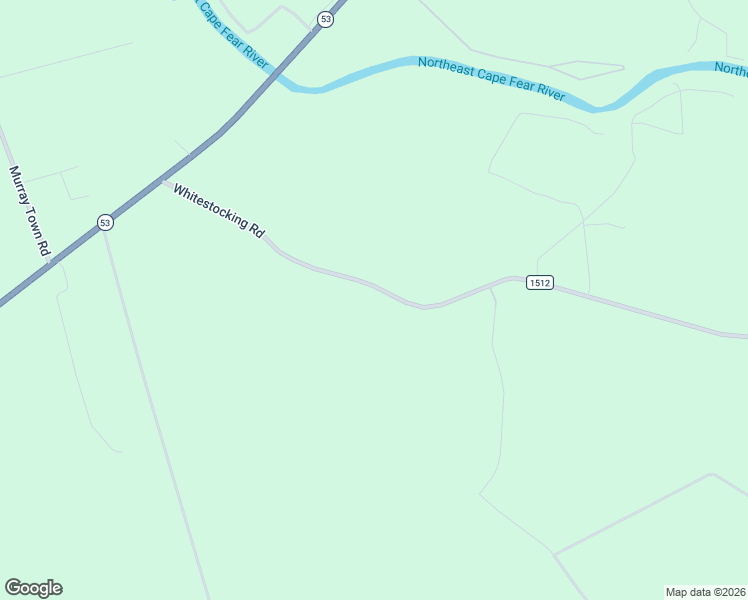 map of restaurants, bars, coffee shops, grocery stores, and more near 646 Whitestocking Road in Burgaw