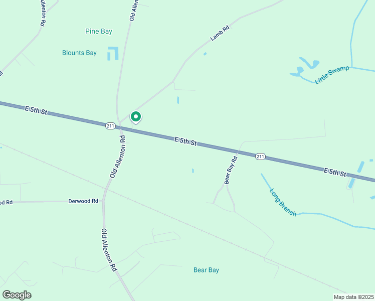 map of restaurants, bars, coffee shops, grocery stores, and more near 6982 North Carolina 211 in Lumberton