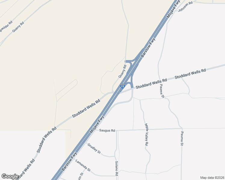 map of restaurants, bars, coffee shops, grocery stores, and more near 18000 Quarry Road in Victorville