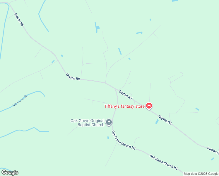 map of restaurants, bars, coffee shops, grocery stores, and more near 2145 Guyton Road in Bladenboro