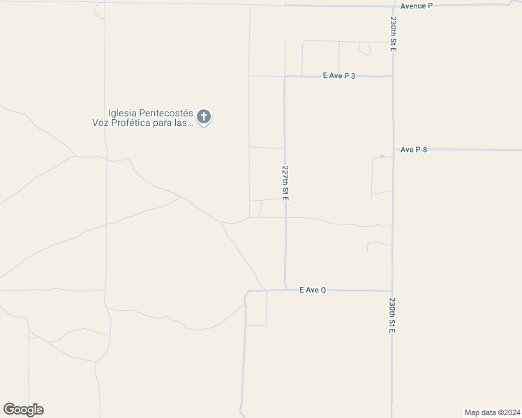 map of restaurants, bars, coffee shops, grocery stores, and more near 226th Street East in Los Angeles County