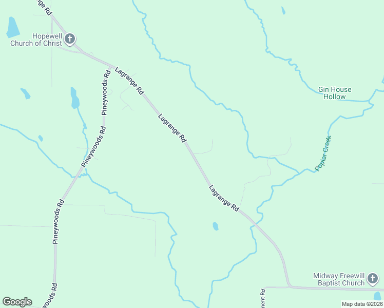 map of restaurants, bars, coffee shops, grocery stores, and more near 6412 Lagrange Road in Leighton