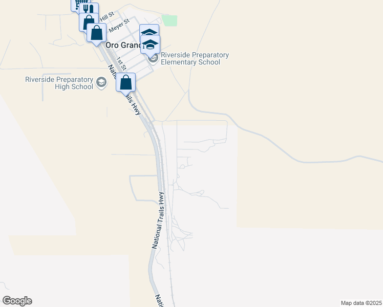 map of restaurants, bars, coffee shops, grocery stores, and more near in Victorville