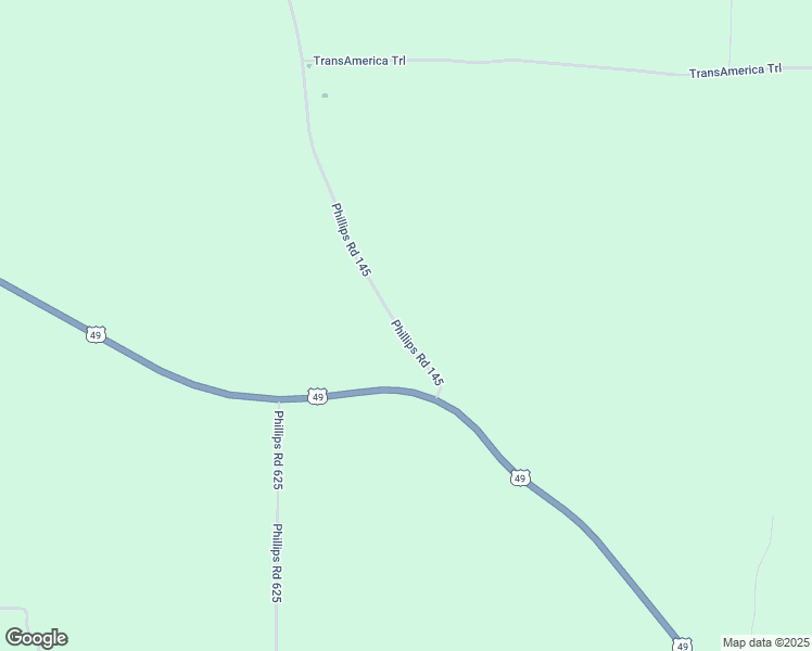 map of restaurants, bars, coffee shops, grocery stores, and more near 224 Phillips Road 145 in Marvell